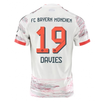 Billige Fotballdrakt Bayern Munich Alphonso Davies #19 Replika Bortedrakt 2025-26 Kortermet
